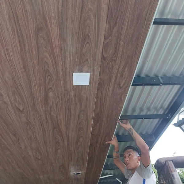 Quality PVC Interior Ceiling Panel Modern Design Fireproof Perforated Ceilings Easy Installation With Ceiling Grid