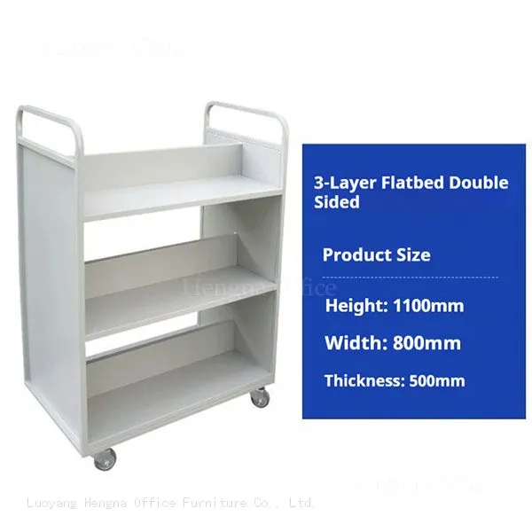 3-Shelf Hand Push Trolley | Knock Down Packaging & Cost Effective | - Tender Solution photo-2