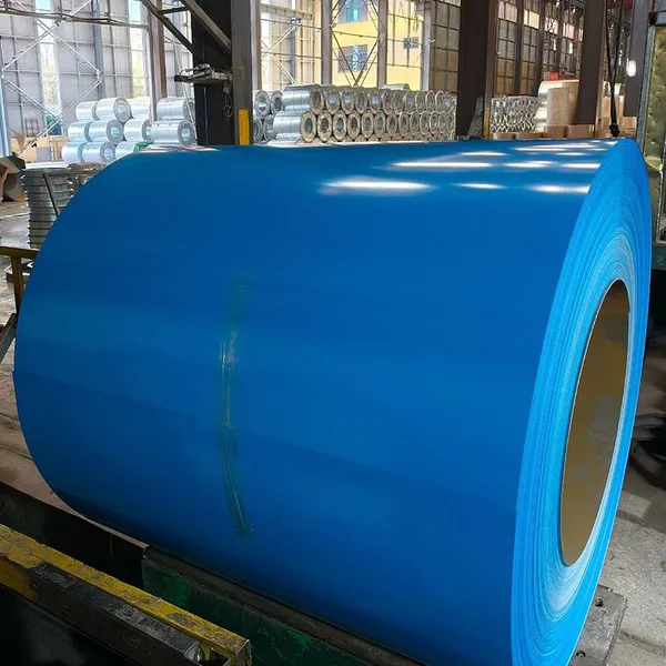 The Factory Produces PPGI Color-coated and Pre-painted Steel Products for Metal Roofing.