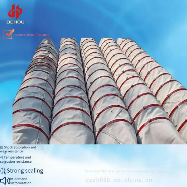 Canvas Telescopic Cloth Bag, Wear-resistant, for Dry Ash and Cement Tanker Unloading Telescopic Joint, Telescopic Cloth Bag for Cement Bulk Loader photo-4