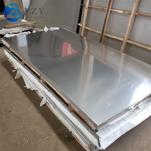 SS Plate 201 304 316l 430 Sheet Finished No.4 No.8 Surface Cold-rolled Stainless Steel Plate photo-2