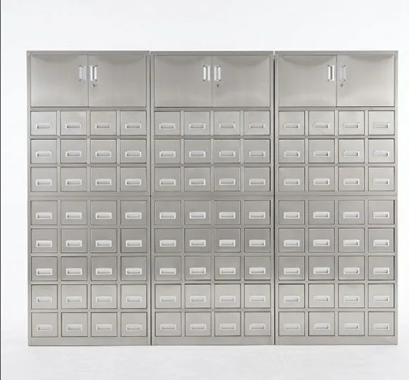 16 Drawer 48 Herb TCM Cabinet | Customizable With Casters, Locks & Drawer Labels for Pharmacy Use photo-5