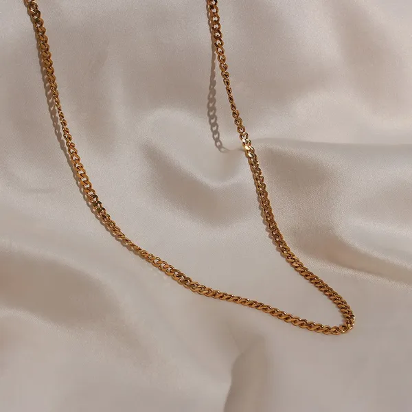 16-Inch Stainless Steel Figaro Chain Necklace, Polished Finish, Bulk Wholesale for Jewelry Brands photo-2