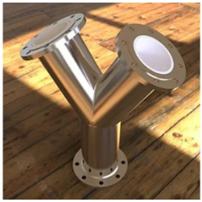 Fluoropolymer Lined Ceramic Lined Y Diverters