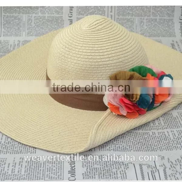 Fashion Floppy Folding Women Girl Summer Sun Hat Straw Beach Wide Large Brim Cap Quality Choice photo-4