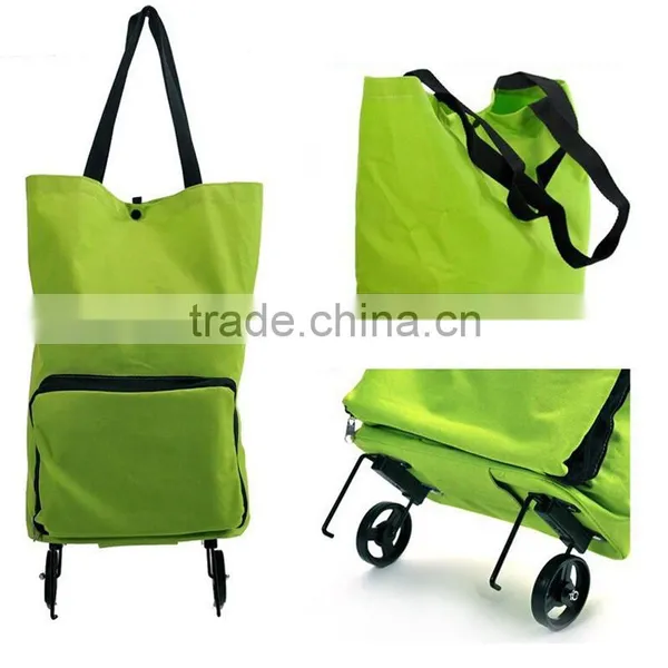 Foldable Vegetable Shopping Bags Wheel Market Trolley Bag Shopping Cart