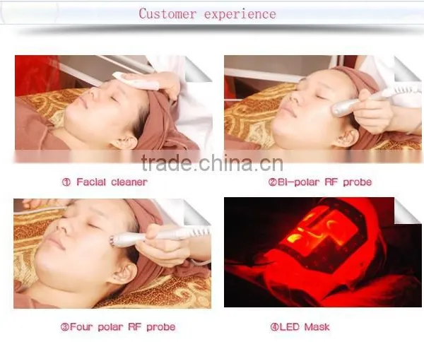 Hand Held rf Facial With Light Gel Mask Skin Tightening Beauty Machine photo-6