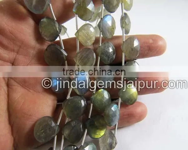Wholesale Labradorite Far Faceted Heart Beads photo-2