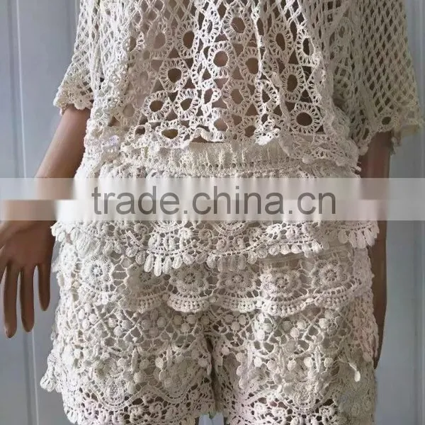 Summer Ladies Hot/embroidery Cotton Lace Short/lace Shorts for Fashion Girls photo-4