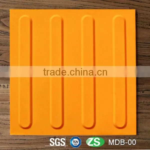 300mm x 300mm Yellow Thermoplastic Polyurethane Tactile Tiles Ground Surface Indicator photo-3