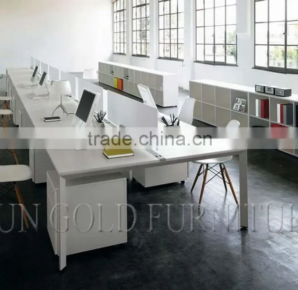 Open But Simple Office WorKstation for Larger Staff (SZ-WSL324) photo-4