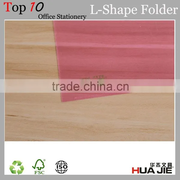 Business Stationery PP Material L Shape File Folders photo-4