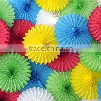 Wedding Decoration Product Tissue Paper Fan,paper Fan for All Festival Decor photo-2