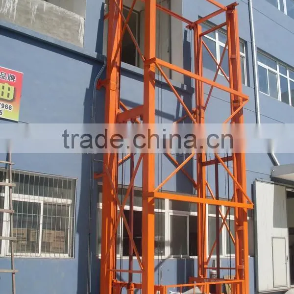 Stationary Lead Rail Vertical Cargo Lift Platform photo-5