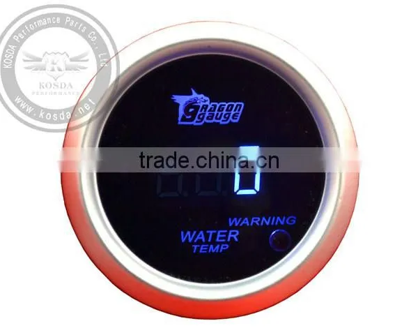 52mm Racing Boost Gauge, 52mm Guages Digital Gauge in White Black Light photo-2