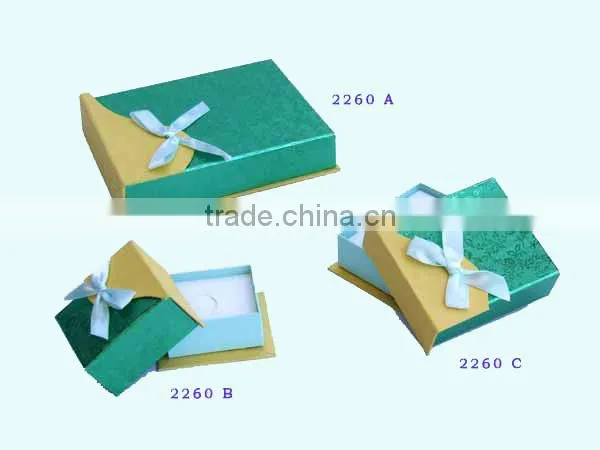 Hot Sale Custom Simple Kraft Paper Jewelry Box/ Kraft Brown Square Cardboard Jewellery Boxes for Jewellery photo-2