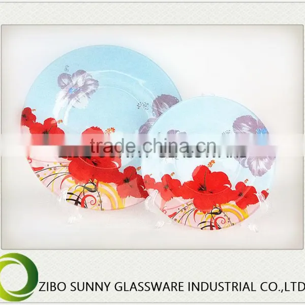 Flowers in Full Bloom of Glass Plates photo-3