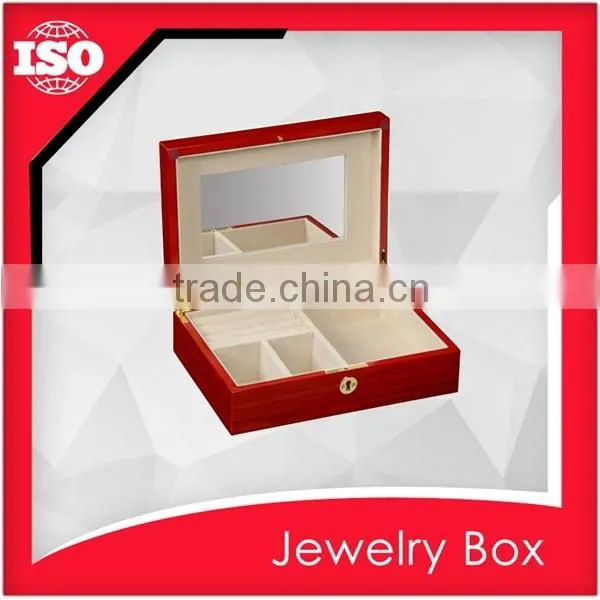 Luxury Wooden Makeup Case With Mirror photo-3