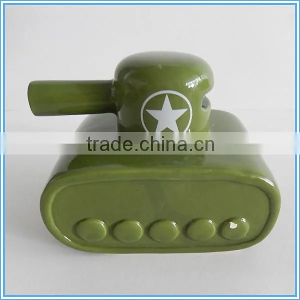 Ceramic Small Tanks Piggy Bank Money Boxes Craft Gift