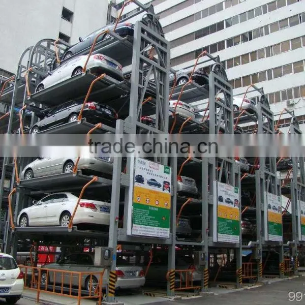 Electric Key Switch Plc Control Rotary Automatic Car Parking System
