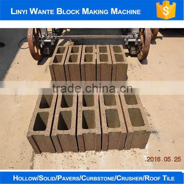 QT40-3B Egg Laying Mobile Manual Hollow Brick Making Machine for Sale photo-5