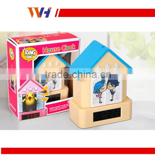 Bird Shape Decorative Shooting Target Gun Alarm Clock photo-6