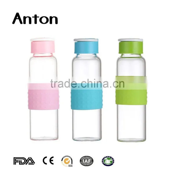10oz 2016 Promotional Durable Borosilicate Glass Water Bottles With Portable Handle Starbucks Water Starbucks Water Bottle photo-3
