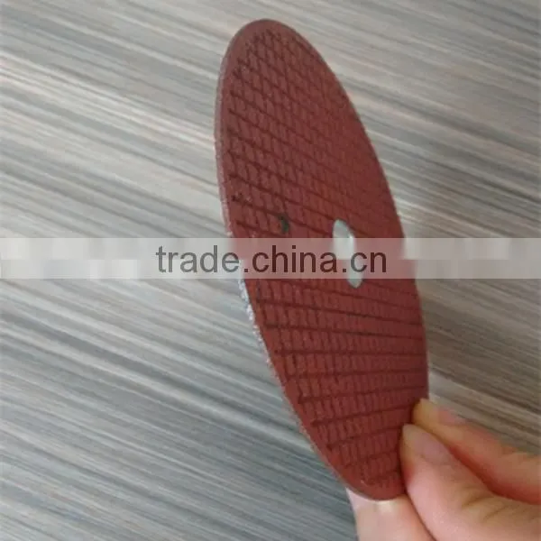 H487 Red 2nets 4" 105mm Chinese Steel Cutting Wheel Metal Abrasive Cut Off photo-3