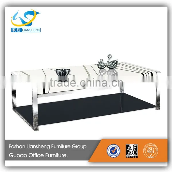 Square White Marble Top Coffee Table CT100 photo-2