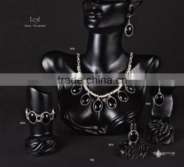 Ring Earring Bracelet Necklace Hellenic Turkish Ottoman Antique Ethnic Jewelery Set Made in Turkey photo-5