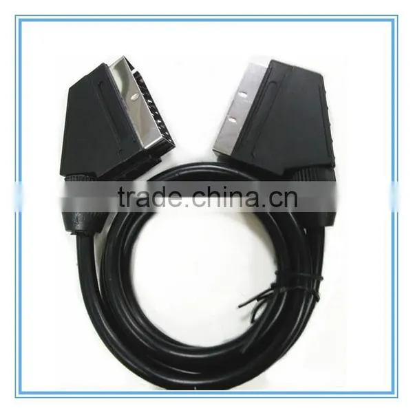 Nickel Plated Male to Male 21 Pin Scart Cable/scart Cable photo-5