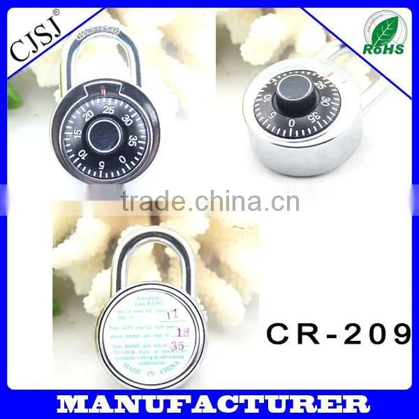 2016 Hot Sale Nice Design Zinc Alloy Round Padlock Combination Lock Quality Choice photo-6