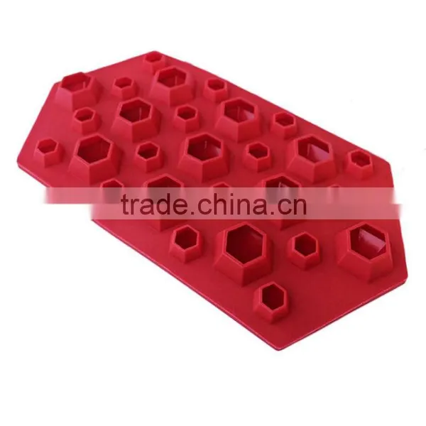 2016 Bar Party Drink Ice Tray Diamond Cool Shape Ice Cube Freeze Mold Ice Maker Mould Shooters Supplies Shot Glassesnt photo-3