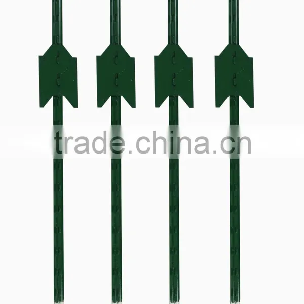 Free Samples Green Painted Metal Tee Post Fence Post photo-3