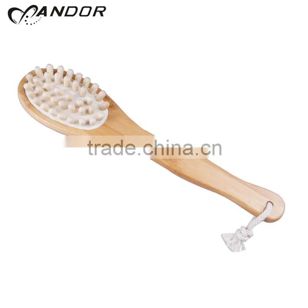 Wood Short Handle Massage Body Brush photo-5