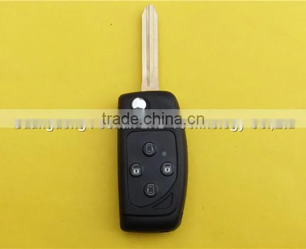 4 Buttons Flip Folding Key Cover Blank Shell Replacement Toyota photo-2