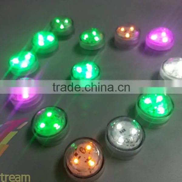 Mini Waterproof Diamond Tea Light Submersible Lamp For Christmas Holiday Wedding Party Swimming Pool 2 X CR2032 Battery photo-2