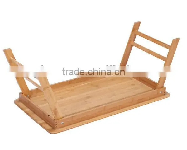 2015 New Hot Bamboo Samll Folding Laptop Table on Bed photo-2