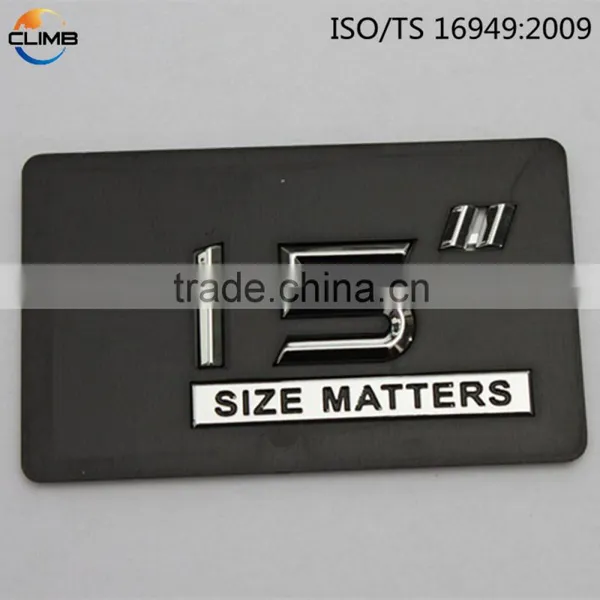 2.6mm 3d Stickers Chrome Car Custom Separated Letters / Auto Letter Emblem/truck Letter Number photo-4