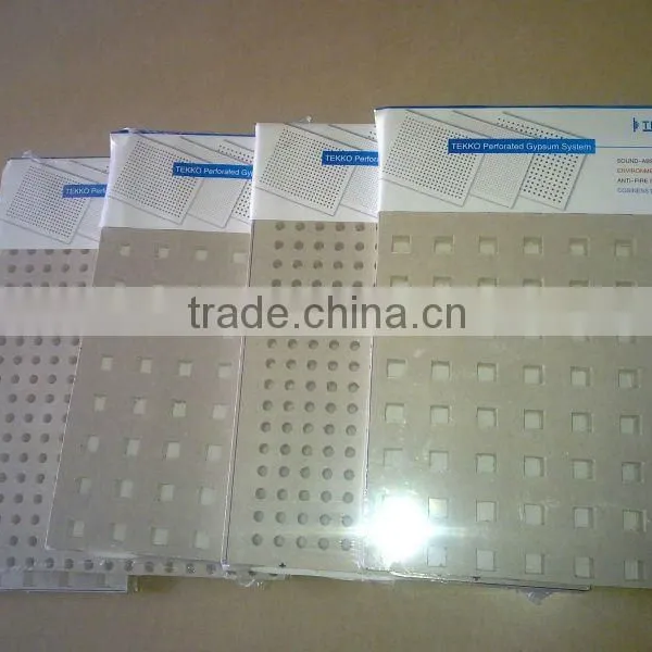 Best Sale Perforated Acoustic Gypsum Board/ Ceiling Tiles With Competitive Price