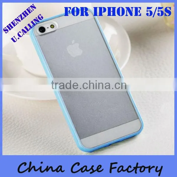 Hard Clear Transparent Plastic Case For IPhone 5S 5c photo-3