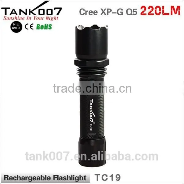 TANK007 Electric Charge Torch Light Night Hunting Torch Light Rechargeable Led Police Flashlight photo-3