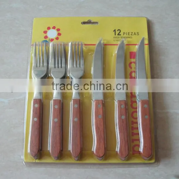 Stainless Steel Fork Knife Set