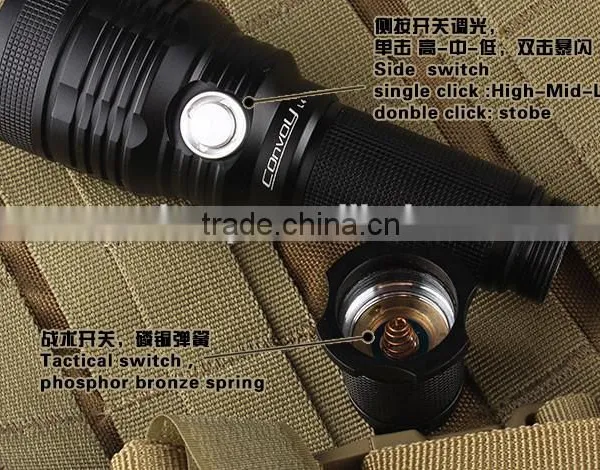 Professional High Power Flashlight Long Distance Rechargeable Led Torch Flashlight photo-3