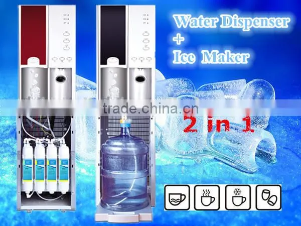 Homeuse Cold &Hot RO filters/bottom loading cube ice maker home