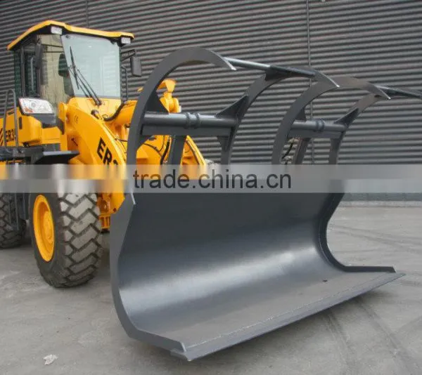 SZM ZL-16 Farm Front End Wheel Loader With Wood Grabble for Japanese Tractor photo-2