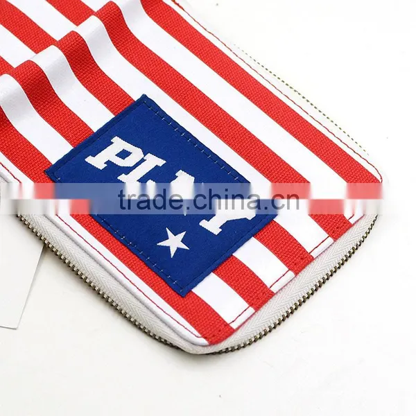 Design Fashion Printed Canvas Women Wallet photo-6