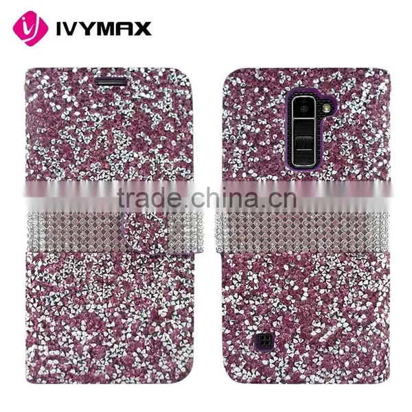 Wholesale Leather Wallet Flip Case for LG K10