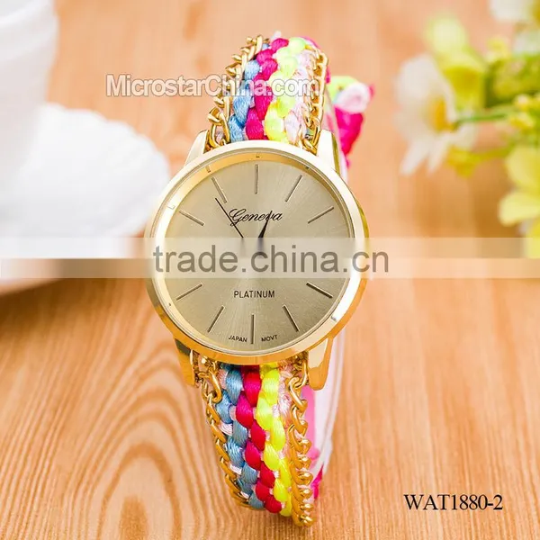 Elastic Knitting Watch Chain Casual Watch Price photo-2