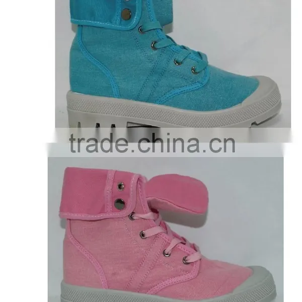 Women's Palladium Baggy Canvas Chukka Boot,canvas Shoe Women photo-3